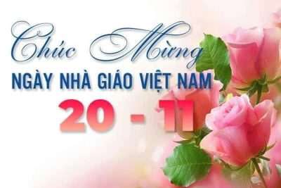 Nhân dịp kỷ niệm 41 năm ngày Nhà giáo Việt Nam 20/11. Kính chúc quý Thầy, Cô giáo sức khỏe, bình an, hạnh phúc và thành công!