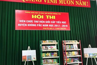 Hội thi viên chức thư viện giỏi cấp tiểu học huyện Krông Pắc năm học 2017-2018