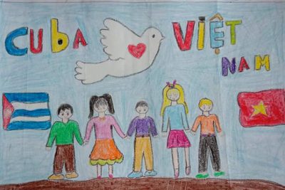 Liên Đội Th Ngô Gia Tự đã tổ chức cuộc thi vẽ tranh thiếu nhi ” Việt Nam – Cuba thắm tình đoàn kết” kỷ niệm 60 năm ngày thiết lập quan hệ ngoại giao Việt Nam _ Cuba.